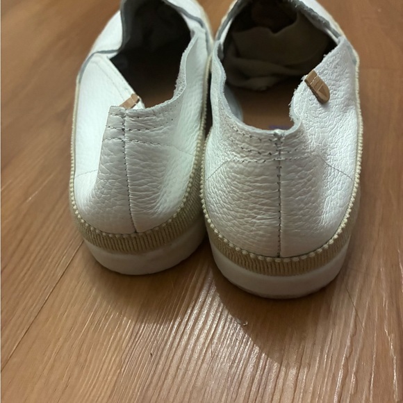 Verbenas Nuria ballerinas white leather slip on shoes made in Spain size 9 - Picture 4 of 7